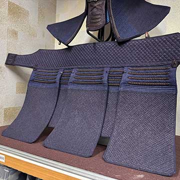 武州一剣道具　一菱　面垂セット