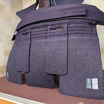 武州一剣道具　一菱　面垂セット