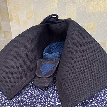 一仙　総紺革　オリジナル緑呂色胴